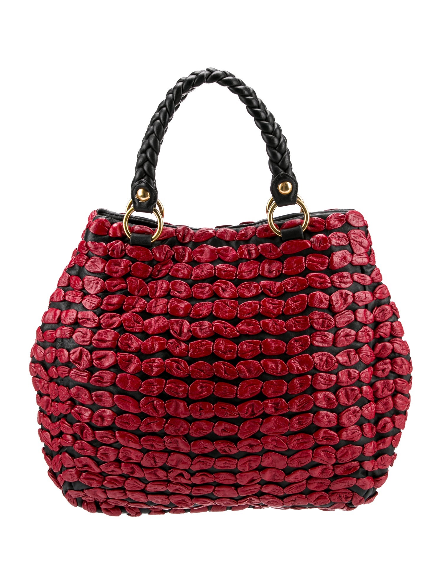 Miu Miu Leather Top Handle Bag